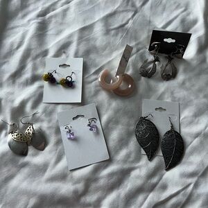 Elegant Silver and Gold Leaf Earrings